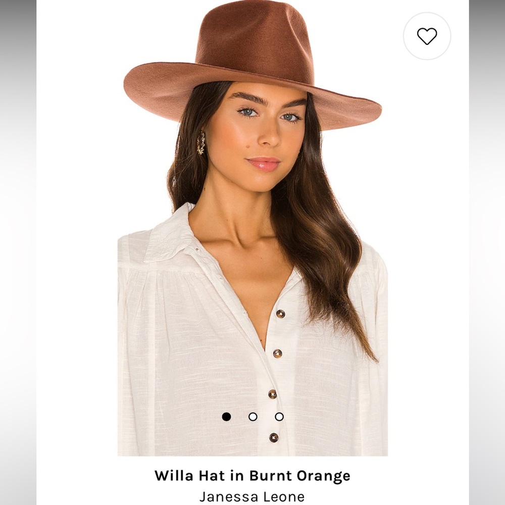 Janessa Leone Willa Hat, Burnt Orange